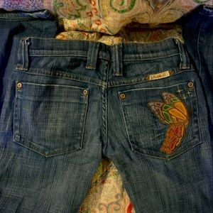 Frankie B Butterfly Pocket Women’s Jeans